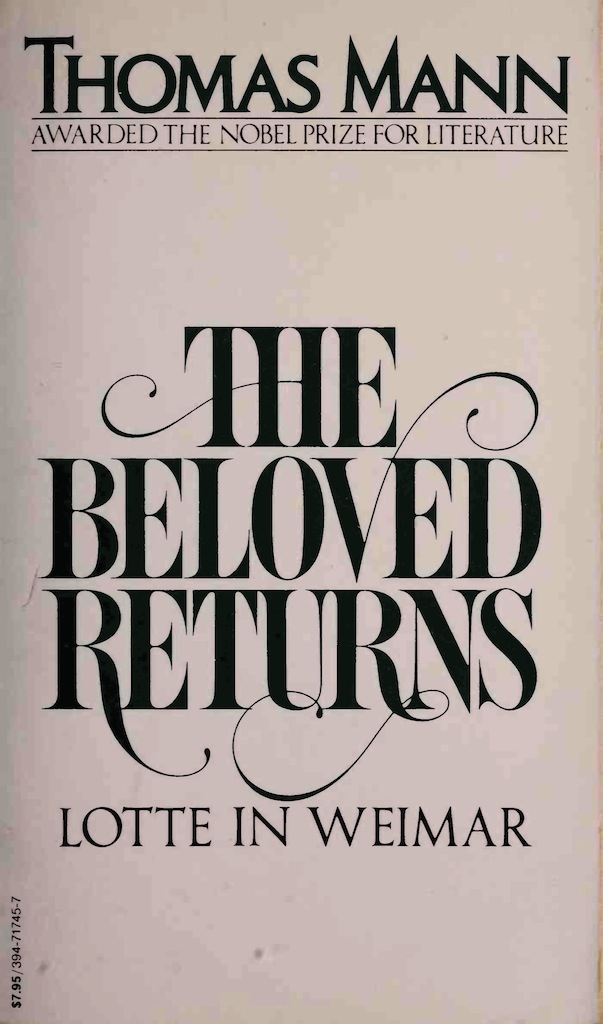 Read ebook : Mann, Thomas - The Beloved Returns (Knopf, 1968).pdf